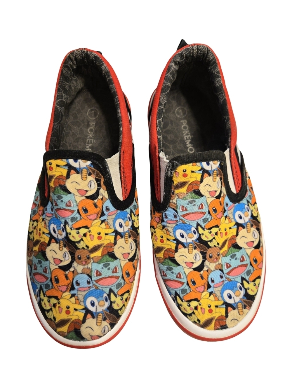 Pokemon Slip-On Kids Shoes Streetwear Size 1